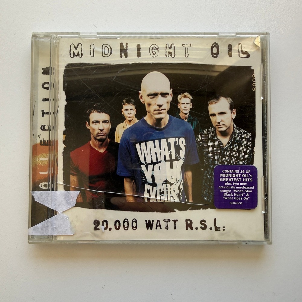 Midnight Oil 20000 Watt RSL Greatest Hits CD 1997 Columbia CK 68848 Rock